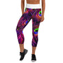Peacock PNK Capri Leggings