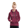 Women’s Premium Hoodie - burgundy