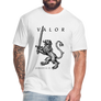 Fitted Cotton/Poly T-Shirt by Next Level - white