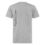 Fitted Cotton/Poly T-Shirt by Next Level - heather gray