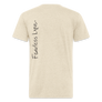 Fitted Cotton/Poly T-Shirt by Next Level - heather cream