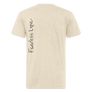 Fitted Cotton/Poly T-Shirt by Next Level - heather cream