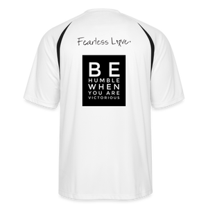 Men’s Cooling Performance Color Blocked Jersey - white/black