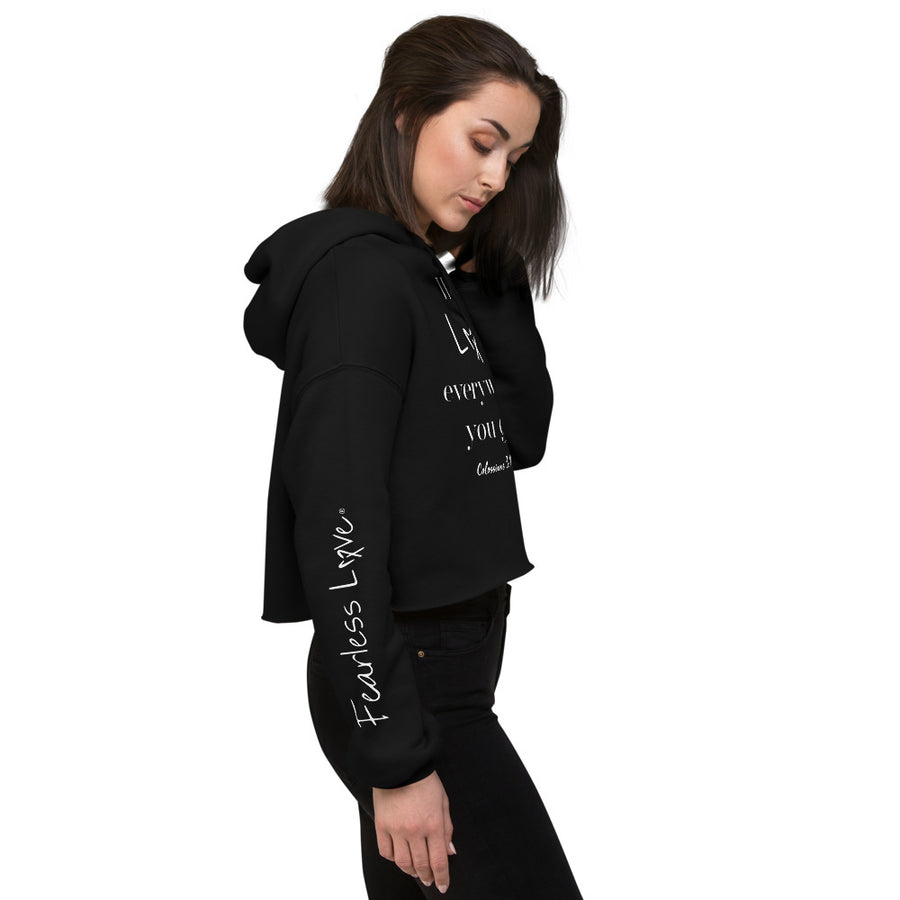 Wear Love - Crop Hoodie
